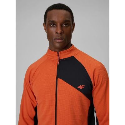 5. Bluza trekkingowa regular bez kaptura męska 4F 4FRSS26TFSWM0984-70S
