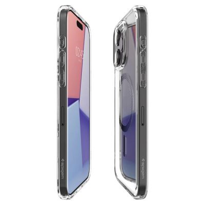 9. Etui Spigen Ultra Hybrid Mag z MagSafe na iPhone 15 Pro - szare