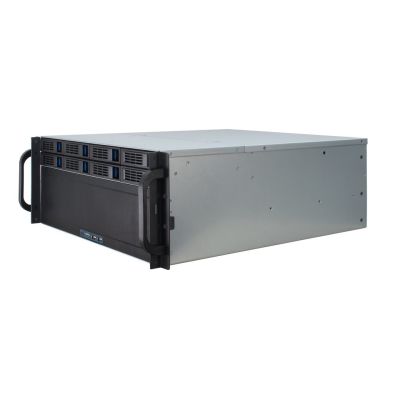 4. Inter-Tech 4U-4408 Rack Czarny, Srebrny