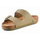 8. Klapki Birkenstock Rivet Logo Vegan Canvas Faded M 1023958