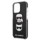 6. Etui Karl Lagerfeld Karl&Choupette Head na iPhone 13 Pro / iPhone 13 - czarne