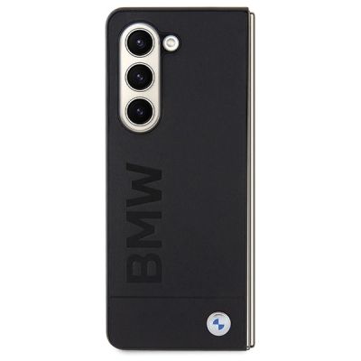2. Etui BMW Signature Logo Imprint na Samsung Galaxy Z Fold 5 - czarne