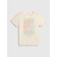 5. T-shirt regular z nadrukiem dziewczęcy 4F 4FJRAW26TTSHF4325-11S