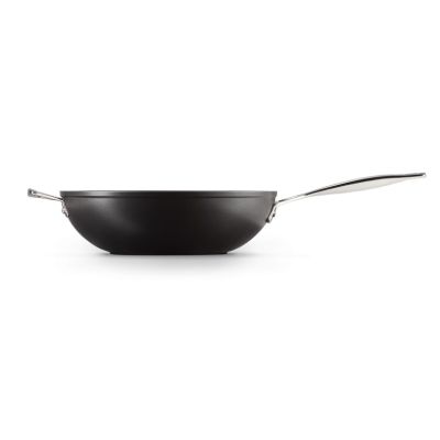 3. Le Creuset hartowany nieprzywierający Stir-Fry srebrny 30cm