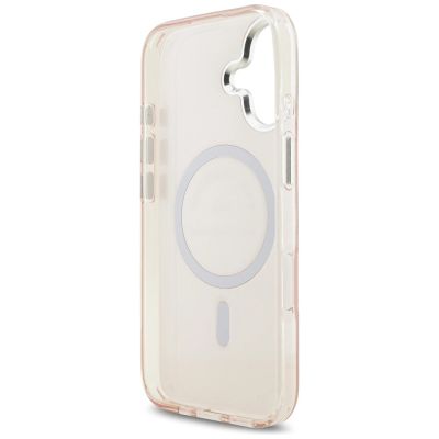7. Etui Karl Lagerfeld IML Karl RSG Logo MagSafe do iPhone 17 - różowe