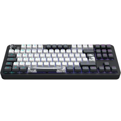 6. Dark Project DPKB_BUSHIDO_87_ISO klawiatura Gaming USB QWERTZ Duński, Angielski, Fiński, Niemiecki, Skandynawia, Norweski, Hiszpański, Szwecki, British English, UK międzynarodowy Czarny