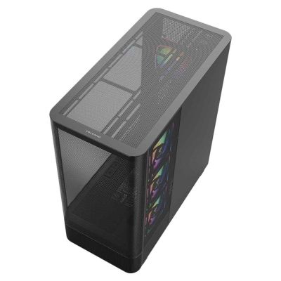 4. MODECOM OBUDOWA VOLCANO AQ 300 ARGB MIDI CZARNA