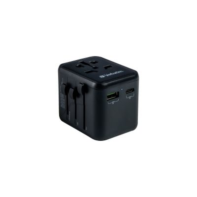 22. Verbatim 49544 adapter wtyczek zasilających Uniwersalne Czarny