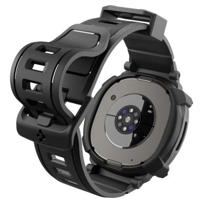 7. Pasek Spigen Rugged Armor Pro na Samsung Galaxy Watch 8 Classic 46 mm - czarny mat