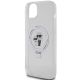 6. Etui Karl Lagerfeld Ring Stand Karl&Choupettte MagSafe na iPhone 15 Plus / 14 Plus 6.7" - białe