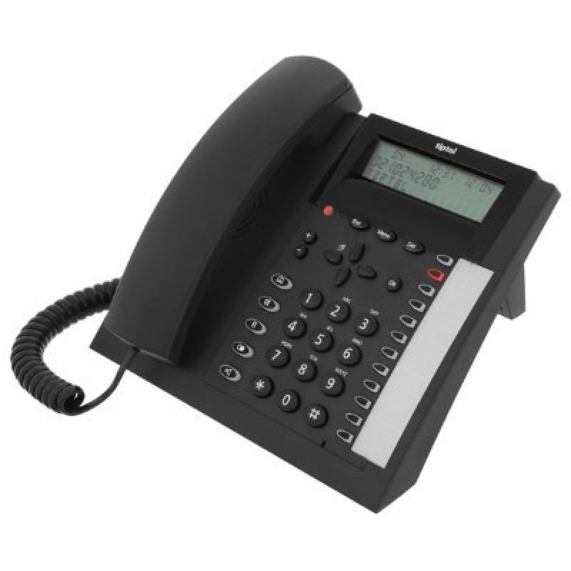 Tiptel 1020 Telefon analogowy Czarny