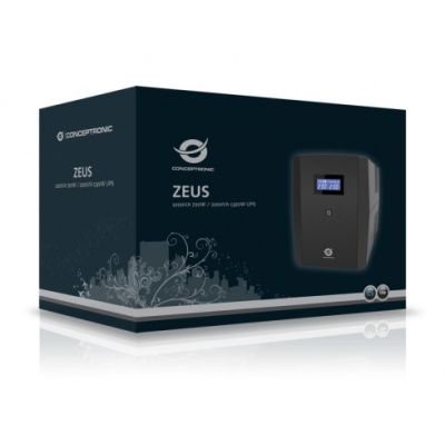 3. Zasilacz UPS CONCEPTRONIC ZEUS USV 1200VA 720W 6xIEC Socket HID,LAN,USB