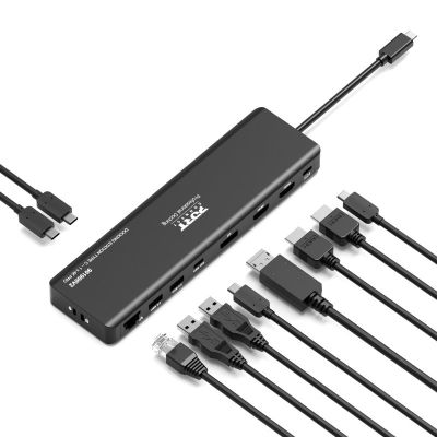 8. Port Designs PORT Connect Mobilna stacja dokująca 1 X 4K USB-C 9 urządzeń 100 W