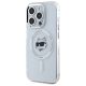 2. Etui Karl Lagerfeld IML Metal Choupette Head MagSafe na iPhone 15 Pro - białe