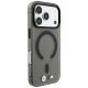 4. Etui BMW M IML Frosted Metal Logo & Trims MagSafe na iPhone 18 Pro Max / 17 Pro Max - czarne