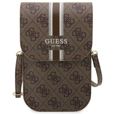 2. Torebka Guess 4G Stripe - brązowa