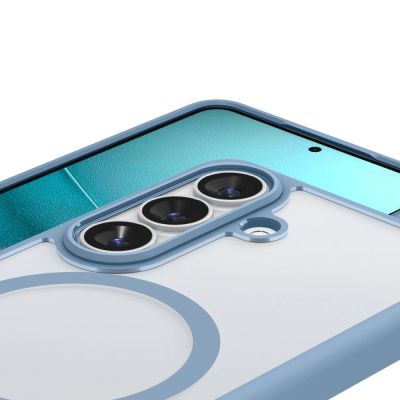 7. Etui Spigen Ultra Hybrid Mag MagSafe na Samsung Galaxy S26+ - przezroczysto-niebieskie