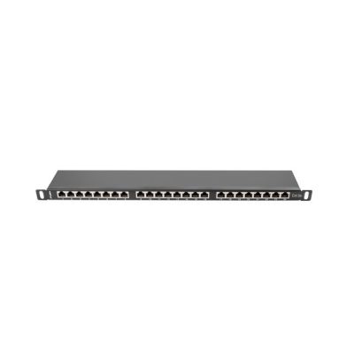 15. Patch panel Lanberg PPS5-0024-B (0.5U; kat. 5e; 24xRJ-45)
