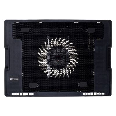 23. Podstawka chłodząca pod notebook VAKOSS LF-1860AL (17.x cala; 1 wentylator; HUB)