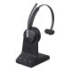 Yealink WH64 Workstation Mono Zestaw słuchawkowy Przewodowy i Bezprzewodowy Opaska na głowę Biuro/centrum telefoniczne USB Type-C Bluetooth Podstawka do ładowania Czarny
