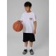 2. T-shirt regular z nadrukiem chłopięcy 4F 4FJRAW26TTSHM4343-10S