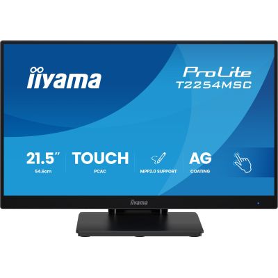 9. Monitor iiyama T2254MSC-B2AG 21,5" Optical Bonded PCAP 10P Touch Anti Glare MPP2.0 aktywny rysik obsługiwany 1920x1080