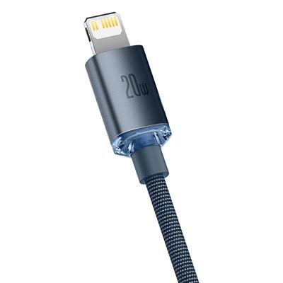 3. Kabel Baseus CAJY000201 Lightning - USB-C PD QC 20W 480Mb/s 1,2m - czarny