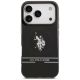 3. Etui US Polo DH and Bottom Stripe Logo MagSafe na iPhone 17 Pro - czarne