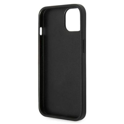 7. Etui Karl Lagerfeld Glitter Plaque Logo na iPhone 14 Plus - srebrne