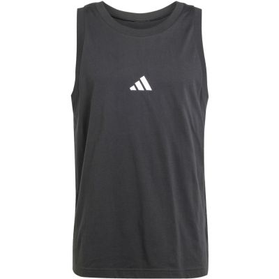 2. Koszulka męska adidas Essentials Small Logo Tank czarna JE8986