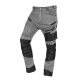 Spodnie robocze DENIM, wzmocnienia Oxford, szare, rozmiar S