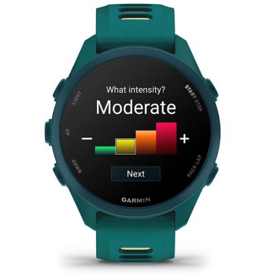 4. Zegarek Garmin Forerunner 170 42,6mm Music Teal Green Citron