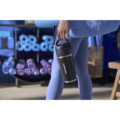 14. Blender Nutribullet | NBP016B | Osobisty | Materiał słoika Stal nierdzewna | Pojemność słoika 0,59 L | Czarny