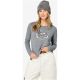 Longsleeve damski SUPER.NATURAL W APRES SKI LS szary