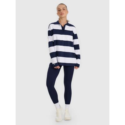 6. Longsleeve oversize damski 4F 4FRAW25TLONF604-31S