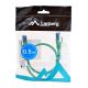 3. LANBERG PATCHCORD S/FTP KAT.6A 0.5M ZIELONY LSZH CCA (FLUKE PASSED) PCF6A-10CC-0050-G