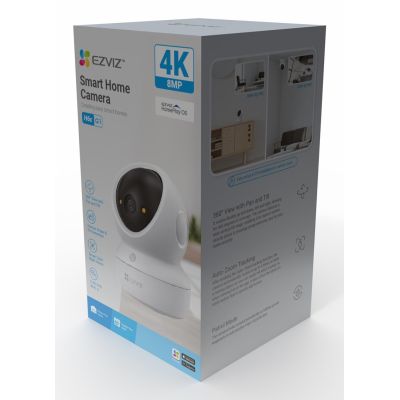 24. EZVIZ H6c G1 4K Kulisty Kamera bezpieczeństwa IP Wewnętrzna 3840 x 2160 px Sufit/ściana/biurko
