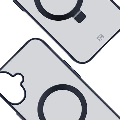 10. Etui 3mk Smoke Case Mag&Stand na Apple iPhone 16 - czarne