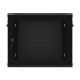 7. SZAFA INSTALACYJNA RACK WISZĄCA 19" 9U 600X450 CZARNA DRZWI PERFOROWANE LANBERG (FLAT PACK)