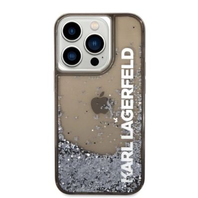 3. Etui Karl Lagerfeld Liquid Glitter Elong na iPhone 14 Pro Max - czarne