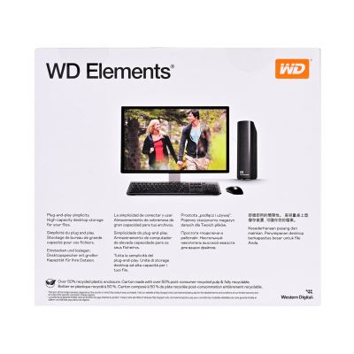 5. Dysk zewnętrzny HDD WD Elements Desktop 6TB 3.5 Black