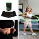 4. Zestaw Hula Hop HHW11 BLACK z wypustkami i obciążnikiem + pas BR163 BLACK PLUS SIZE HMS