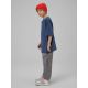 3. T-shirt loose z nadrukiem chłopięcy 4F 4FJRSS26TTSHM3467-31S