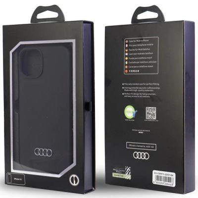 7. Etui Audi Silicone Case na iPhone 11 / Xr - czarne