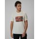 T-shirt regular z nadrukiem męski 4F 4FRSS26TTSHM4238-11S
