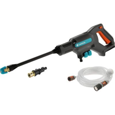 6. Gardena AquaClean 24/18V P4A podkładka ciśnieniowa Kompaktowy Bateria 250 l/h Czarny, Niebieski, Pomarańczowy