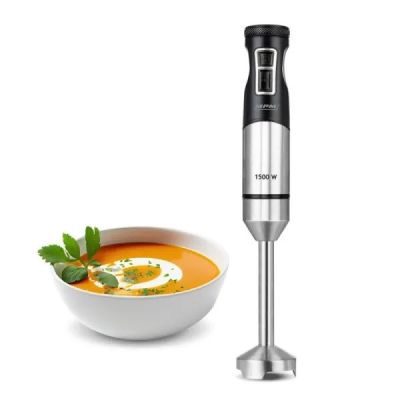 6. Blender ręczny MPM MBL-33M 1500W 9- stopniowa regulacja + TURBO