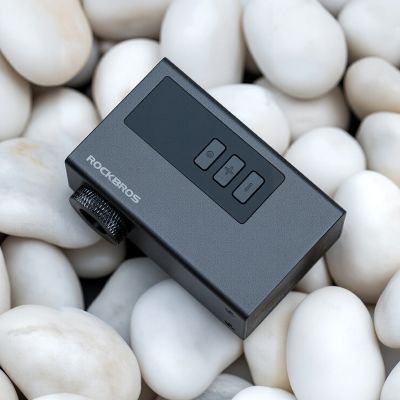 15. Pompka akumulatorowa Rockbros AS240 PRO 120 psi kompresor 420mAh - czarna