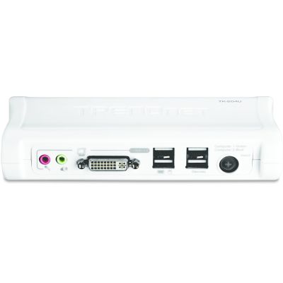 TRENDnet KVM Switch 2-Port DVI/USB/Audio mit Kabeln