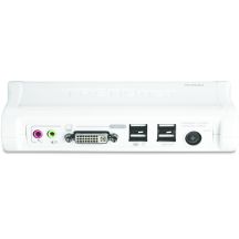 TRENDnet KVM Switch 2-Port DVI/USB/Audio mit Kabeln